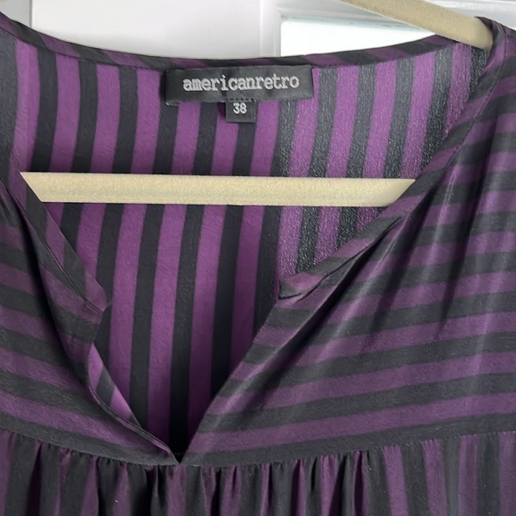 Americanretro silk midi dress - Picture 2 of 7